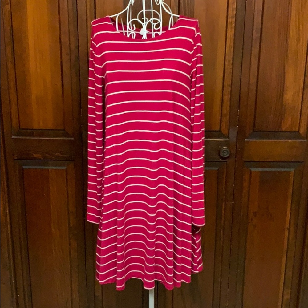 Old Navy striped long sleeve tunic dress. small